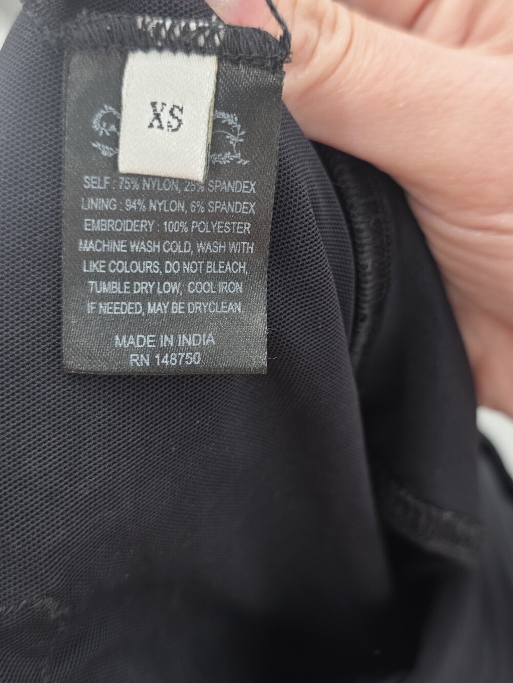 Sea New York Scallop Black Swimsuit XS - Picture 4 of 6
